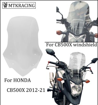 MTKRACING สำหรับรถจักรยานยนต์ HONDA CB 500X CB500X Cb500x Cb 500x 2012-2021หน้าจอด้านหน้ากระจกบังลมกระจกบังลม