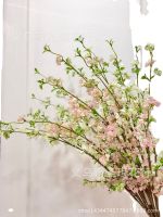 （HOT) ดอกไม้หิมะวิลโลว์หิมะฤดูใบไม้ผลิดอกไม้ดอกท้อสวนสวนดอกไม้แห้งดอกไม้ปลอมช่อดอกไม้ตกแต่งงานแต่งงาน