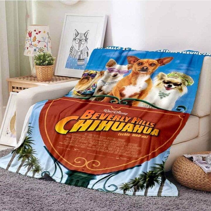 beverly-gold-dog-movie-disney-blanket-sofa-office-lunch-air-conditioner-blanket-soft-and-comfortable-bedclothes-customizable-x