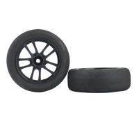 8Pcs 66mm Foam Tire Sponge Tyre Wheel Rim Set for 144001 124016 124017 124018 124019 104001 RC Car Upgrade Parts