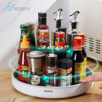 360° Rotating Spice Rack Organizer Seasoning Holder Condiments Storage Tray Lazy Susans Home Supplies for Kitchen, Bathroom