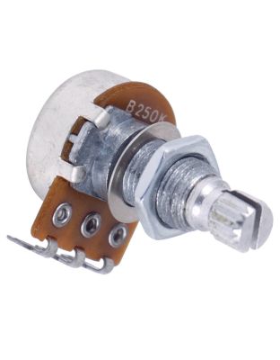 Paramount H30 ปุ่มหมุนวอลุ่ม B250K Ohm ก้านยาว ขนาดเล็ก (Electric Guitar Potentiometer Split Shaft Linear Taper Switch Volume Tone / Long Shaft)