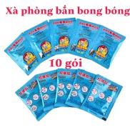 Combo 10 gói dung dịch pha nước thổi bong bóng, xà phòng, đồ chơi cho bé