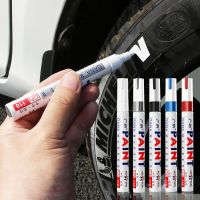 1Pc Waterproof Car Paint Pen Auto Tyre Tire Tread CD Metal Permanent Car Wheel Tire Oily Painting Mark Pen Auto Rubber Marker