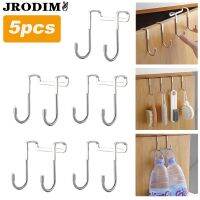 【YF】 Stainless Steel S-Shape Hanger Hook Holder Coat Door Back Hat Towel Storage Kitchen Bathroom Accessories