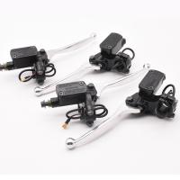 Hydraulic Brake Motorcycle Brake Pump Buggy Scooter Cylinder Pump Handle Left Right Clutch Lever (NO Rearview Mirror Thread Hole