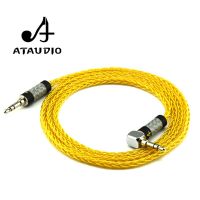 Hifi 3.5mm Gold Cable High Quality 3.5mm Jack Male to Male Aux Cable