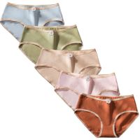 5 Pcs/Lot Teenage Girl Panty Cotton Girls Underwear Panties Moisture-wicking Adolescent Female Underwear Aged 8-16