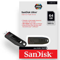 SanDisk FLASH DRIVE Ultra USB 3.0 64GB ความเร็วอ่าน 130MB/s (SDCZ48_064G_U46) เมมโมรี่ การ์ด แซนดิส แฟลซไดร์ฟ โดยSynnex