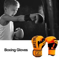 2023☽♧ PU Boxing Training Gloves Tear Resistant Training Sparring Gloves Breathable Durable One Time Forming Sticker for Adult Children