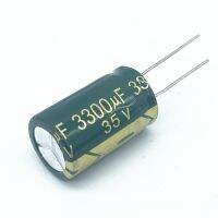 【YF】✢✵  2PCS Higt quality 35V3300UF 13x25mm 3300UF 35V 13x25 Electrolytic capacitor