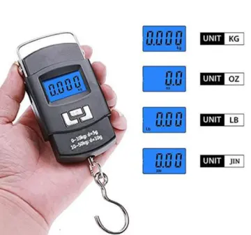 WeiHeng WH-A25 Rechargeable LCD Digital Electronic Scale Fishing