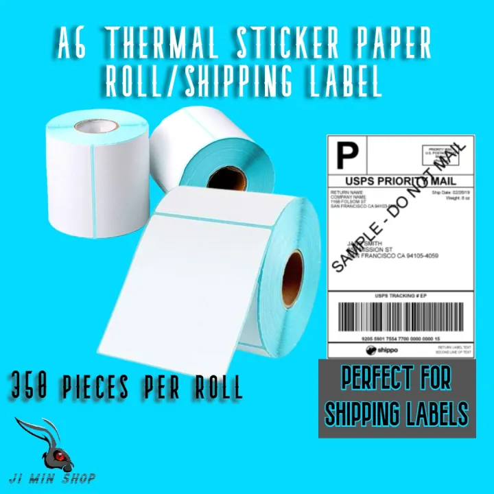 A6 Thermal Sticker Paper/shipping Label, Perfect For Shipping Labels ...