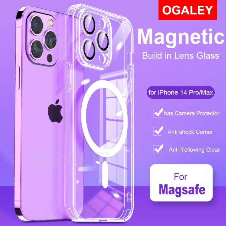 anti-yellow-clear-for-magsafe-magnetic-case-for-iphone-14-pro-max-14-plus-14-pro-case-magsafing-hard-acrylic-transparent-cover-phone-cases