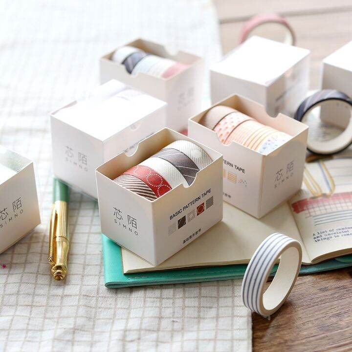 5-rolls-mini-washi-tape-set-creative-basic-skinny-masking-decorative-for-arts-diy-crafts-planners-scrapbooking-wrapping