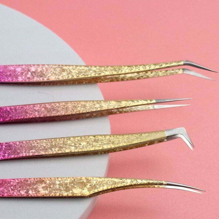 cw-gradient-makeup-tweezer-grafting-lashes-forceps-extension-false-eyelashes