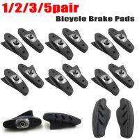 1/2/3/5pair Durable MTB Road Bicycle Braking V-Brake Holder Shoes Rubber Pads Blocks MTB Road Bike Brake Pad bicycle accessories