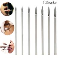 【CW】 5-25pcs Disposable Sterile Piercing Needles Needle for Navel Nipple Surgical