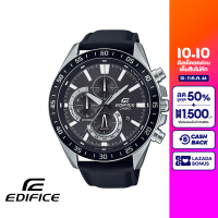 CASIO นาฬิกาข้อมือผู้ชาย EDIFICE รุ่น EFV-620L-1AVUDF สายหนัง สีดำ