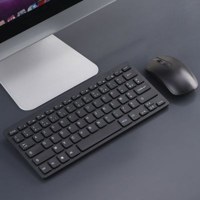 French 2.4G Wireless keyboard mouse combo Ultra Slim with USB Receiver for Desktop,Computer PC,Laptop and Smart TV