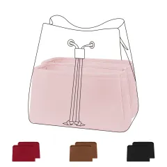 DGAZ Silk Bag Organiser Fits LV Neverfull PM/MM/GM, Silky Smooth Touch,  Luxury Handbag & Tote Shaper (Black, MM) : : Fashion