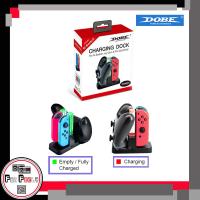 แท่นชาร์จจอย Con Nintendo Switch ชาร์จได้ 2 คู่ และจอย Pro มีไฟบอกสถานะ ยี่ห้อ DOBE ของแท้ (Charging Dock For Nintendo Switch Joy-Con &amp; Pro Controller)