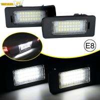 สีขาวรถป้ายทะเบียนสำหรับ BMW M5 E70 E71 X5 E93 E39 M5 E90 E92 Led ด้านหลังจำนวนแผ่นโคมไฟเปลี่ยนโดยตรง