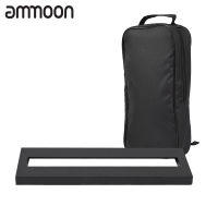 [okoogee]ammoon DB-1 Mini Aluminum Alloy Guitar Pedal Board with Carrying Bag Tapes