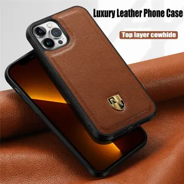 For iPhone 14 Pro Max Crocodile Top Layer Cowhide Leather Phone