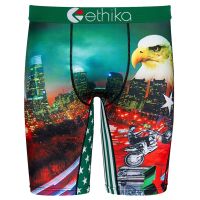 zhcth  New Arrival Valentines Day Ethika Shorts Underpants Breathable Spandex Cartoon Boxers Mens Underwear