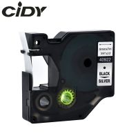 【✒】 gaowei Cidy 40922 Dymo D1 Manager 9มม.สีดำบน Sliver สำหรับ Dymo Label Printer เทปฉลากสำหรับ Dymo Label Manager LM 160 280