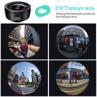 2022.Wide Angle Mobile Phone Camera Lens Fish Eye Macro Lens for iPhone 11 Pro XS Se 20 Universal 7in1 Smartphone Fisheye LensTH