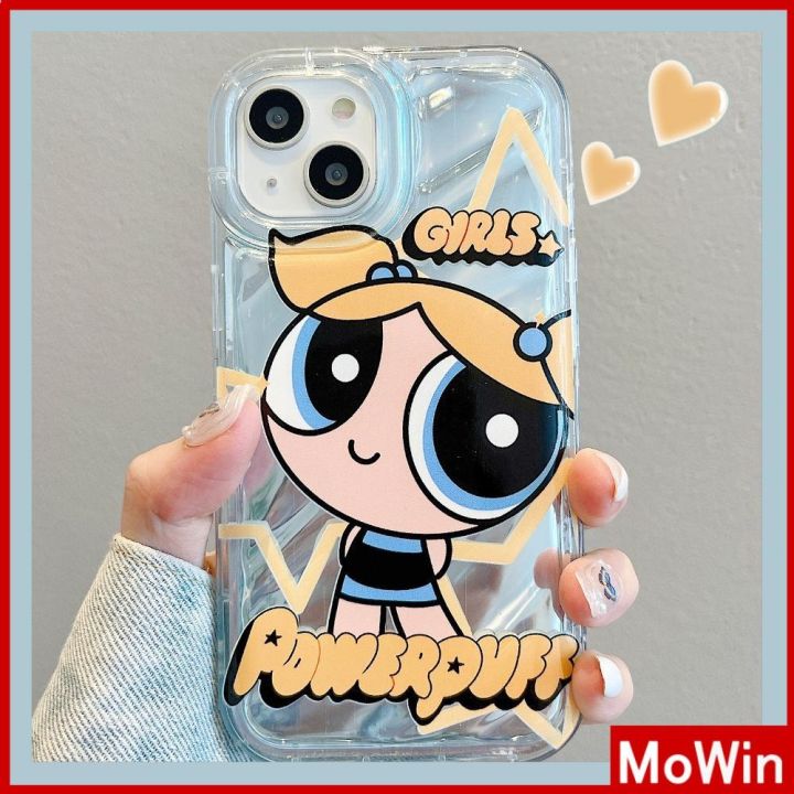 mowin-เข้ากันได้สำหรับ-เคสไอโฟน-เคสไอโฟน11-เคส-iphone-11-iphone-case-เลเซอร์สะท้อนแสงใสเคส-tpu-กันกระแทกนุ่มสร้างสรรค์เรียบง่ายน่ารักการ์ตูนสาวหยิ่งเข้ากันได้กับ-iphone-13-pro-สูงสุด-12-11-xr-สูงสุด-7