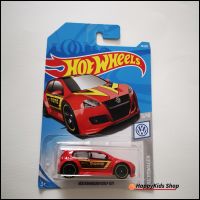 โมเดลรถ Hotwheels - Volkswagen Golf GTI สีแดง รถเหล็ก รถของเล่น โมเดลรถสะสม