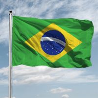 90x150cm Brazil National Flag Hanging Polyester Brasil Brazilian Banner Flag for Celebration