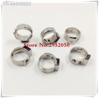 ✈❁ Free shipping Pipe Clamp High Quality 10 PCS Stainless Steel 304 Single Ear Hose Clamps Assortment Kit Single