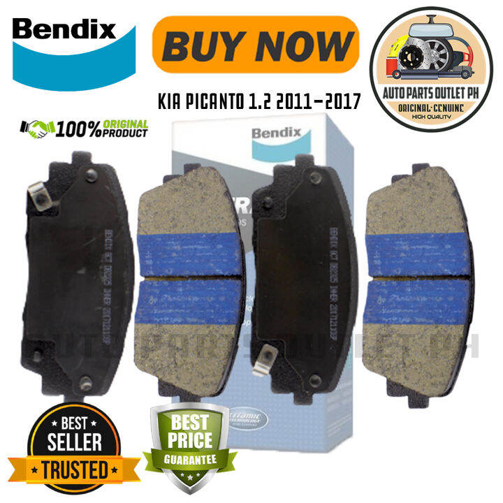 Bendix Brake Pads Front Set for Kia Picanto 1.2 20112017 Lazada PH