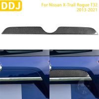 สำหรับ Nissan X-Trail Rogue T32 2013-2021อุปกรณ์เสริมคาร์บอนไฟเบอร์ภายในรถ Trunk แผงสติกเกอร์ตกแต่ง