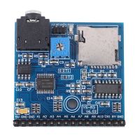 Voice Playback Module MP3 Reminder Board TF-Card Slot Adjustable Potentiometer Serial Port Expansion Board for