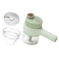 4 in 1 Handheld Electric Vegetable Cutter Set Mini Wireless Electric Garlic Mud Masher Food Choppers and Dicers