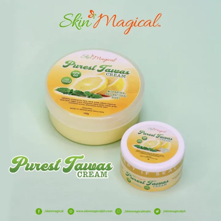 SKIN MAGICAL TAWAS CREAM LEMON SPF60 | Lazada PH