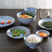 Japanese Plate Dinner Suit Set Household Kitchen Porcelain Dessert Sushi Dishes Steak Salad Snack Cake Plates Tableware