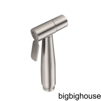 ┋❈ [Biho] Stainless Steel Bathroom Sprayer Toilet Heat-resistant Hand Held Shattaf High Pressure Bidet Nozzle