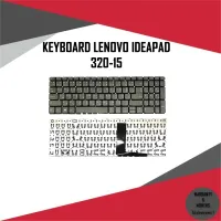 KEYBOARD NOTEBOOK LENOVO IDEAPAD 320-15 320-15ABR 320-15AST 320-15IAP 320-15IKB/ คีย์บอร์ดโน๊ตบุ๊คลีโนโว่ ภาษาไทย-อังกฤษ