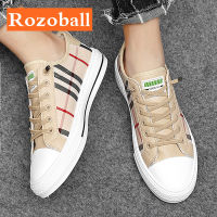 Summer Canvas Shoes for Men Breathable Vulcanize Shoes Men Sneakers Light Men Casual Walking Shoe Non-slip Dropshipping Rozoball