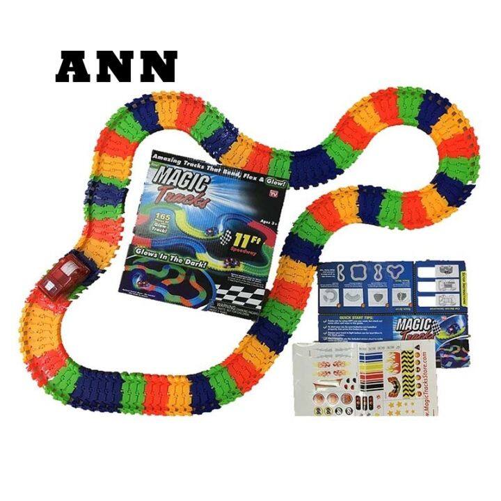 as-seen-on-tv-new-bend-flex-amp-glow-in-the-dark-racetrack-toy-magic-tracks