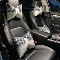 [Popular Accessory]แฟชั่นรถพนักพิงศีรษะคอ PillowWaist Lumbar Support Anti Slip ที่นั่งครอบคลุมเบาะ CuteCar Accessorie