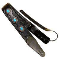 Guitar Strap Ethnic Style Leather Adjustable Acoustic Electric Belt