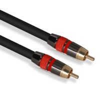 สายสัญญาณเสียง RCA ดิจิตอลสเตอริโอ RCA พรีเมี่ยมสาย SPDIF โคแอกเซียล RCA ลำโพงชายสายไฮไฟซับวูฟเฟอร์0.5ม. 1ม. 2ม. 3ม. 5ม. 5ม.