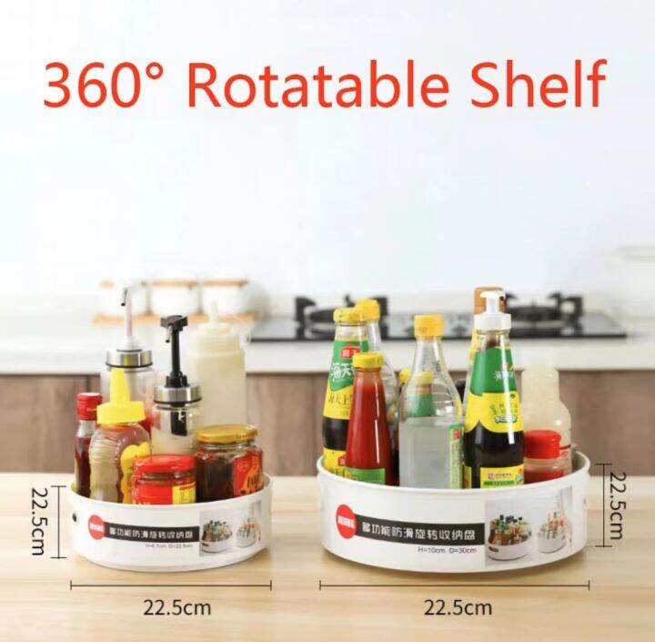 100 Original Jcam Rotating 360 Degree Bottle, Condiments Organizer